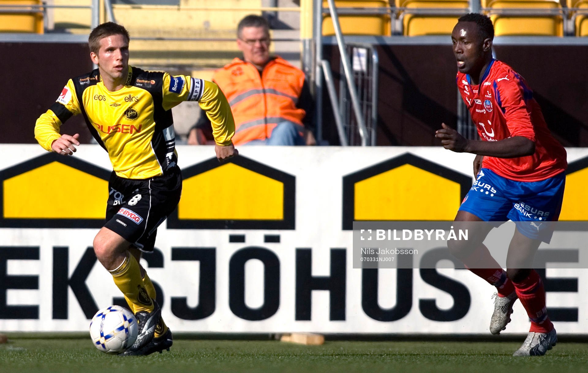 Anders Svensson, Elfsborg, Oliver Karekezi, Helsingborg