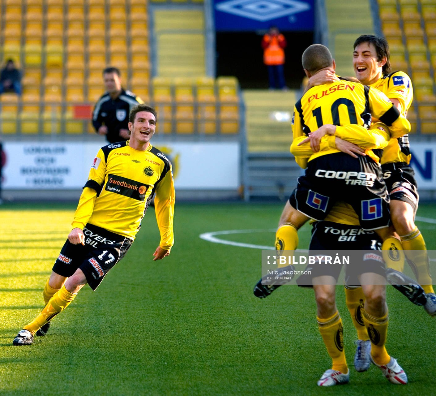 Elfsborgs jubel, James Keene, Stefan Ishizaki, Samuel