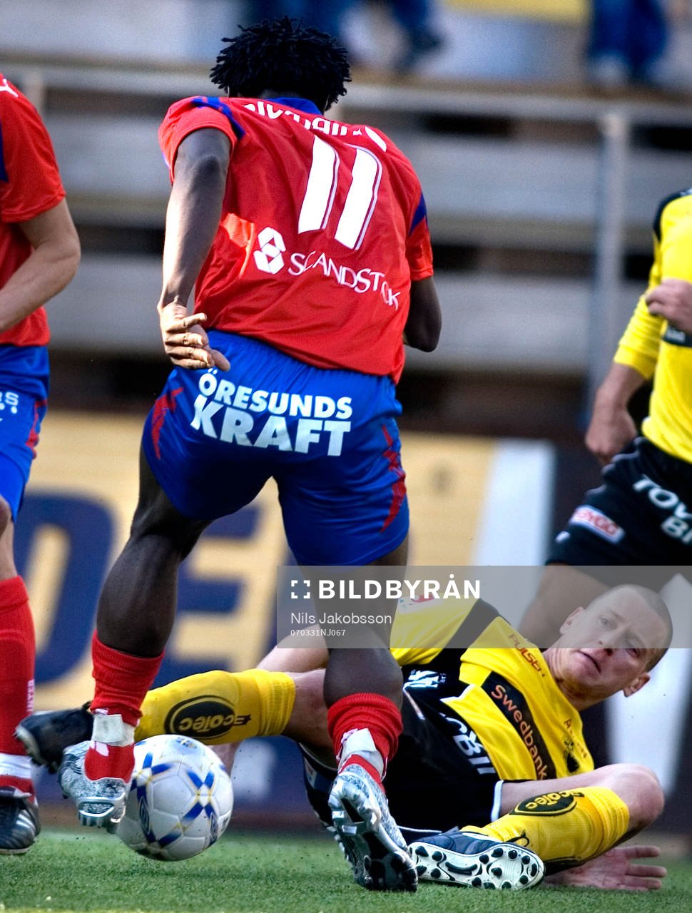 Andreas Karlsson, Elfsborg, glidtackling