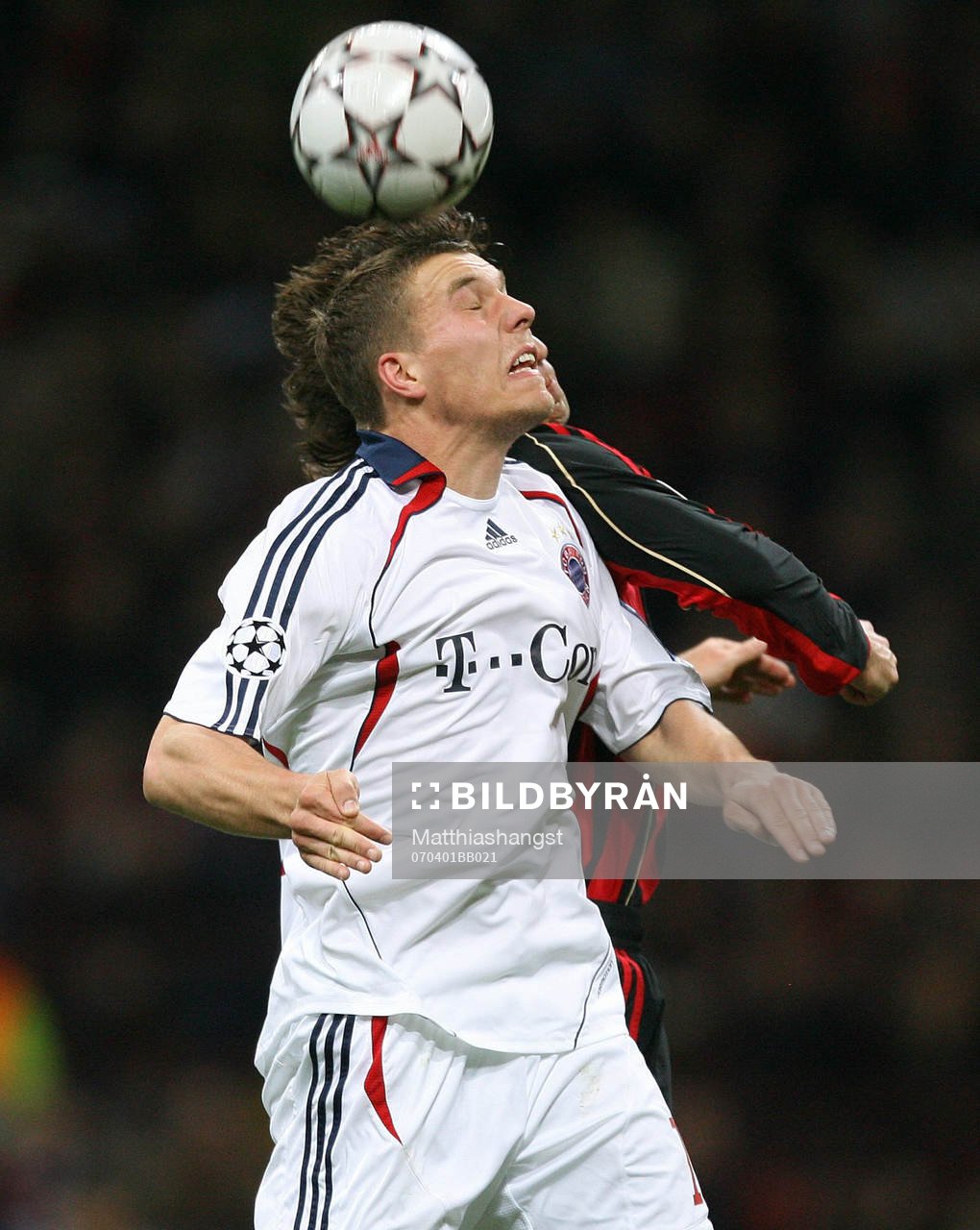 Lukas Podolski, Bayern och Alessandro Nesta, Milan