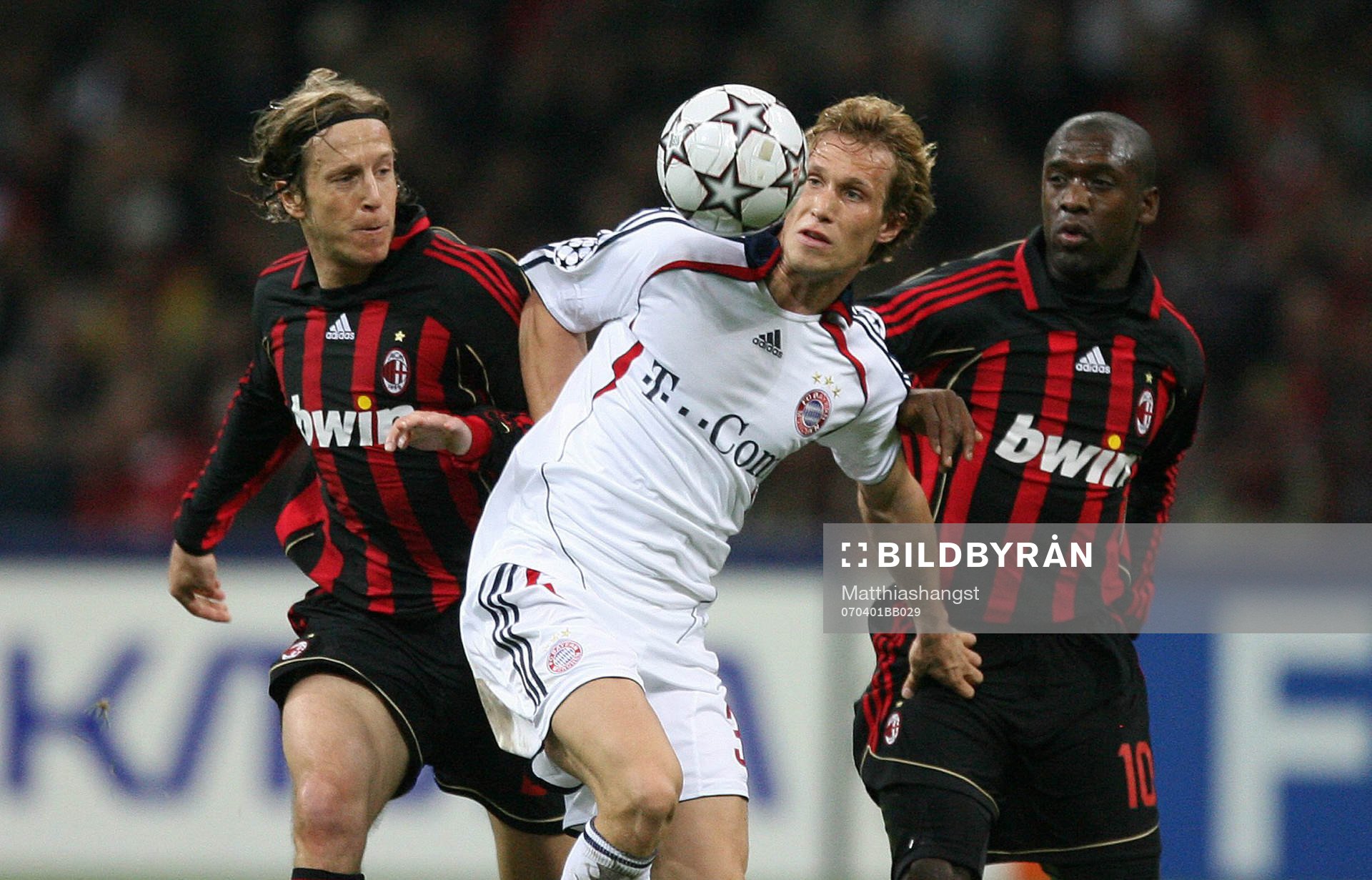 Massimo Ambrossini, Andreas Ottl och Clarence Seedorf