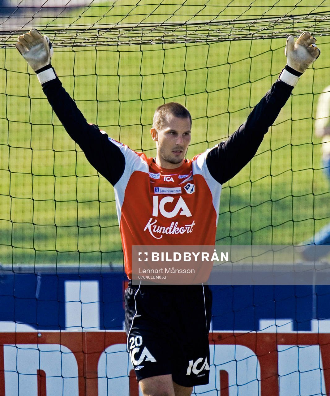 Magnus Bahne, målvakt, Halmstad
