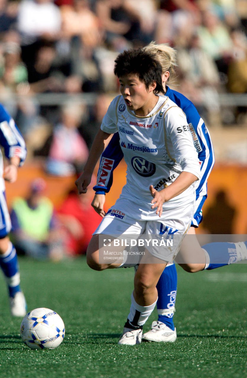 Fotboll, Svenska Cupen, Linköping - Umeå: Ma Xiaoxu, Umeå