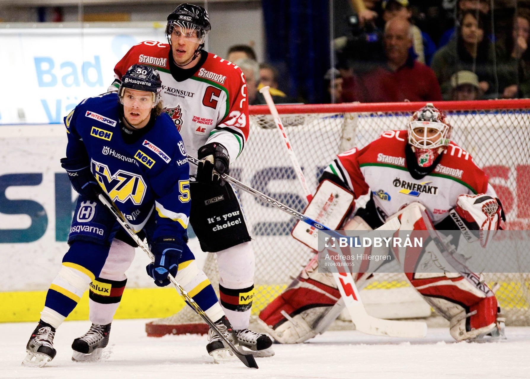 Andreas Jämtin, Per Svartvadet och Karol Krizan, målvakt