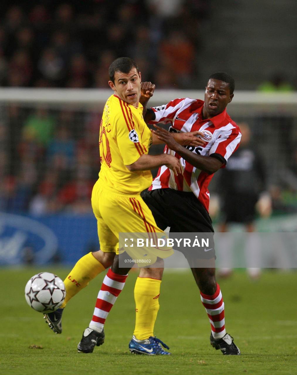 Javiuer Mascherano, Liverpool och Edison Mendez,  Eindhoven