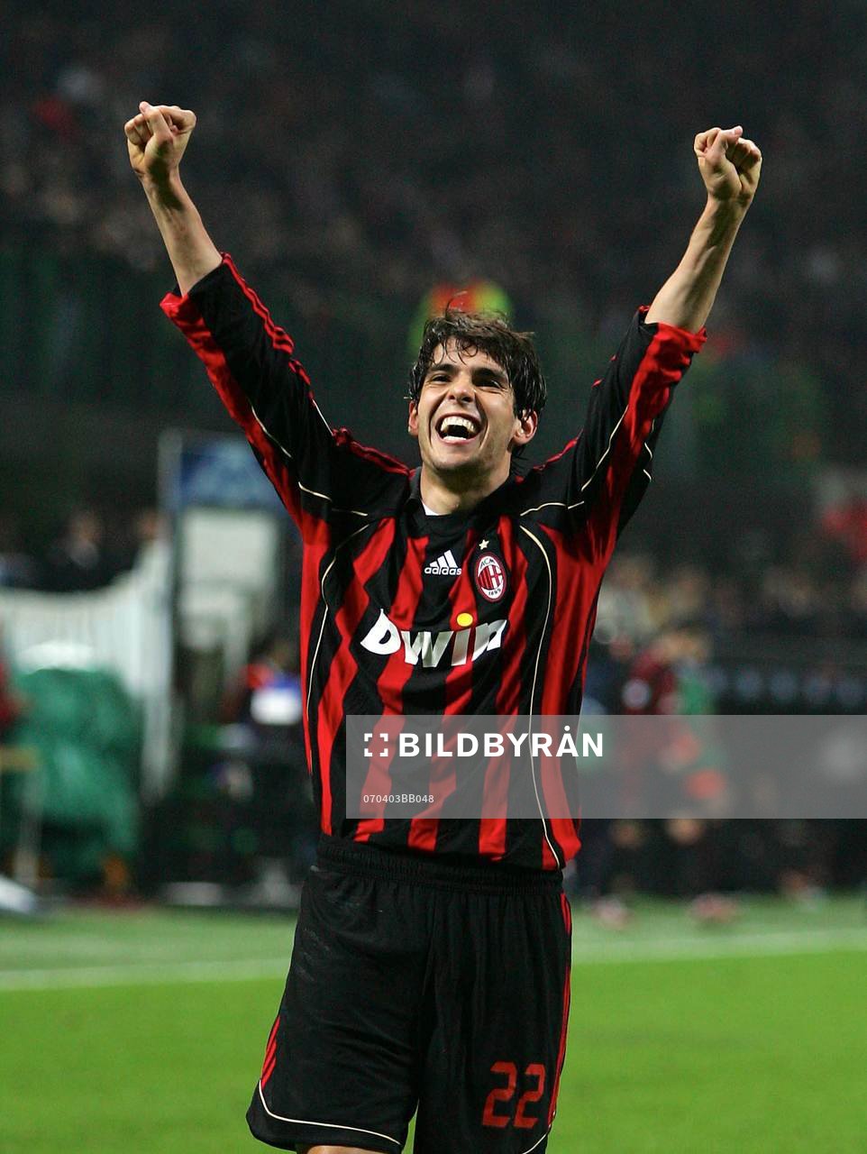 Kaka, Milan jubel