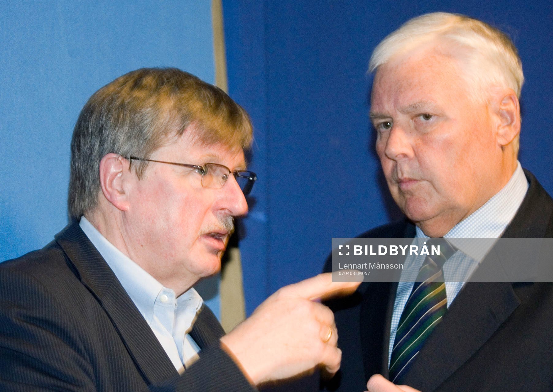 Bo Lundqvist, ordförande, SEF och Bo Gentzel