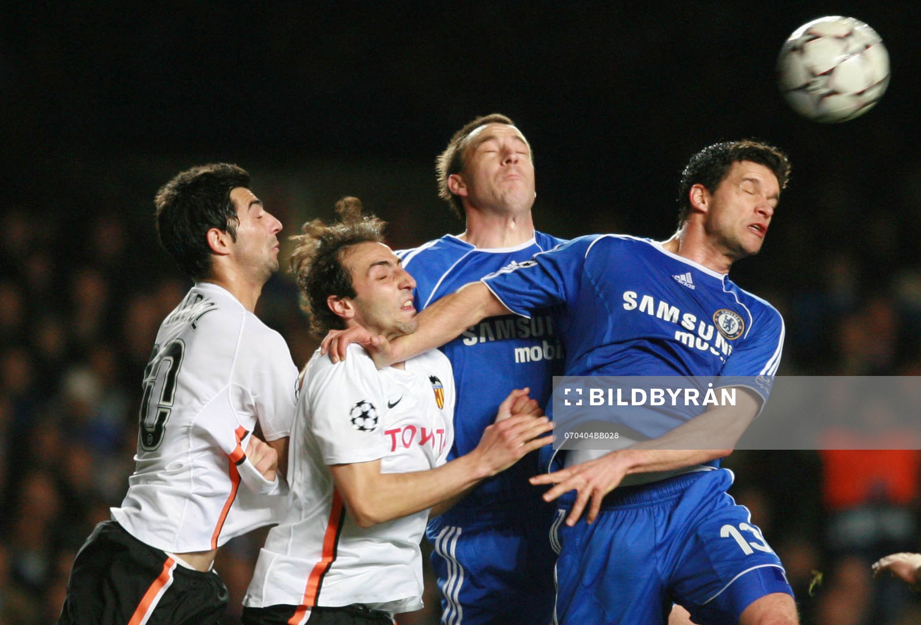 Fotboll, Champions League, Chelsea - Valencia