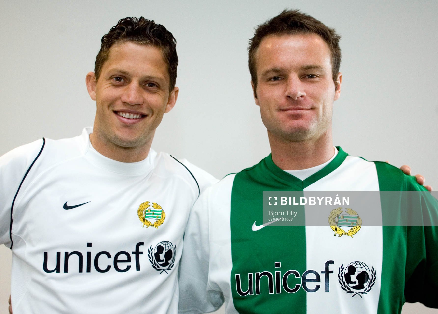 Paulinho Guará och Mikkel Jensen i Hammarbys nya