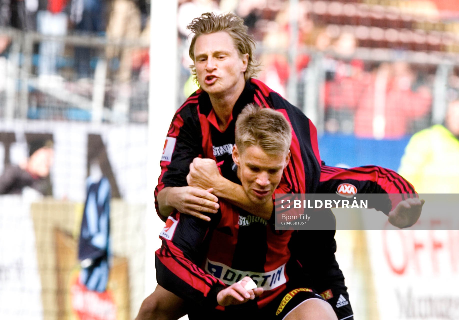 Tommy Lycén och Joakim Runnemo, jubel