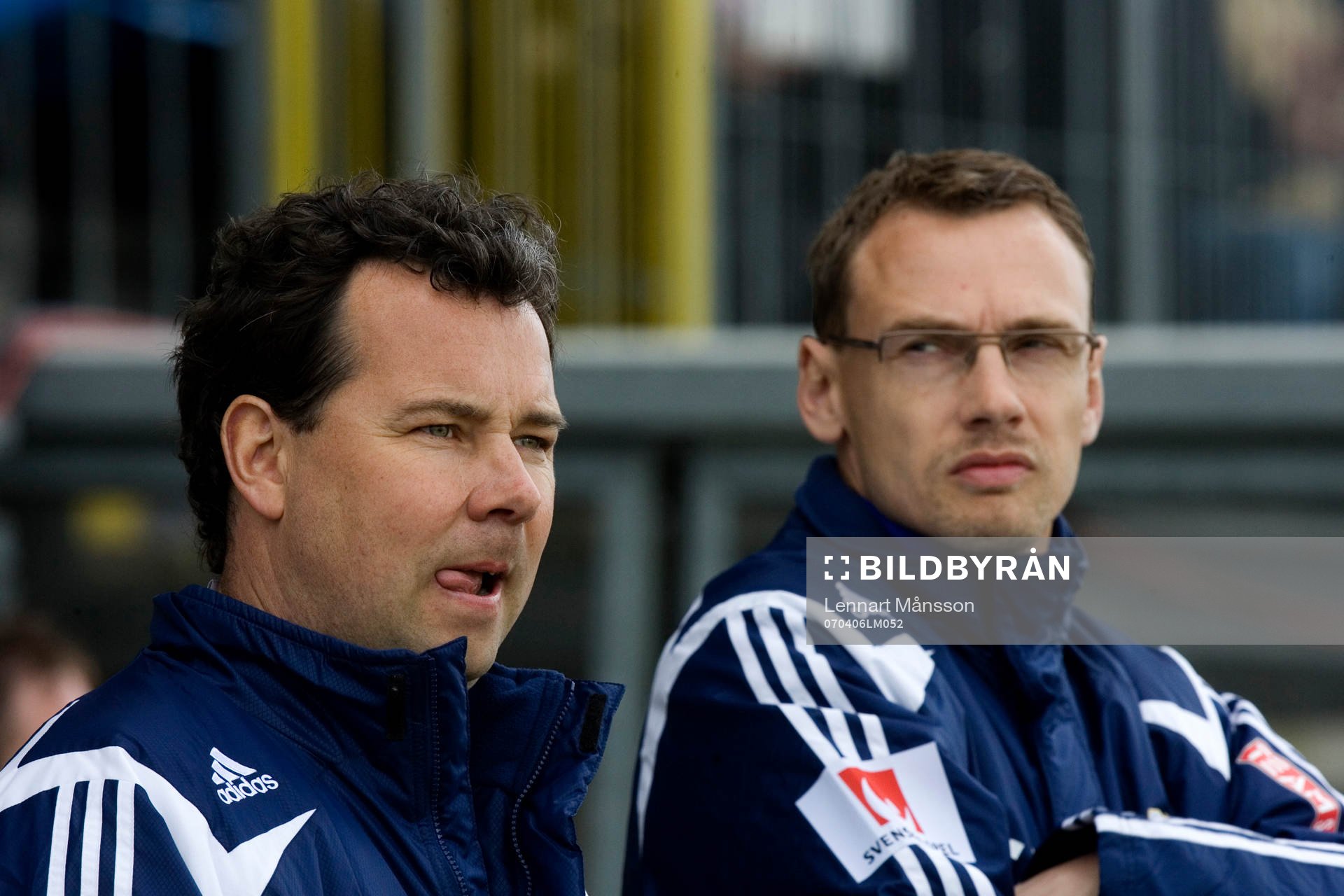 Stefan Rehn och Jonas Olsson, tränare, Göteborg