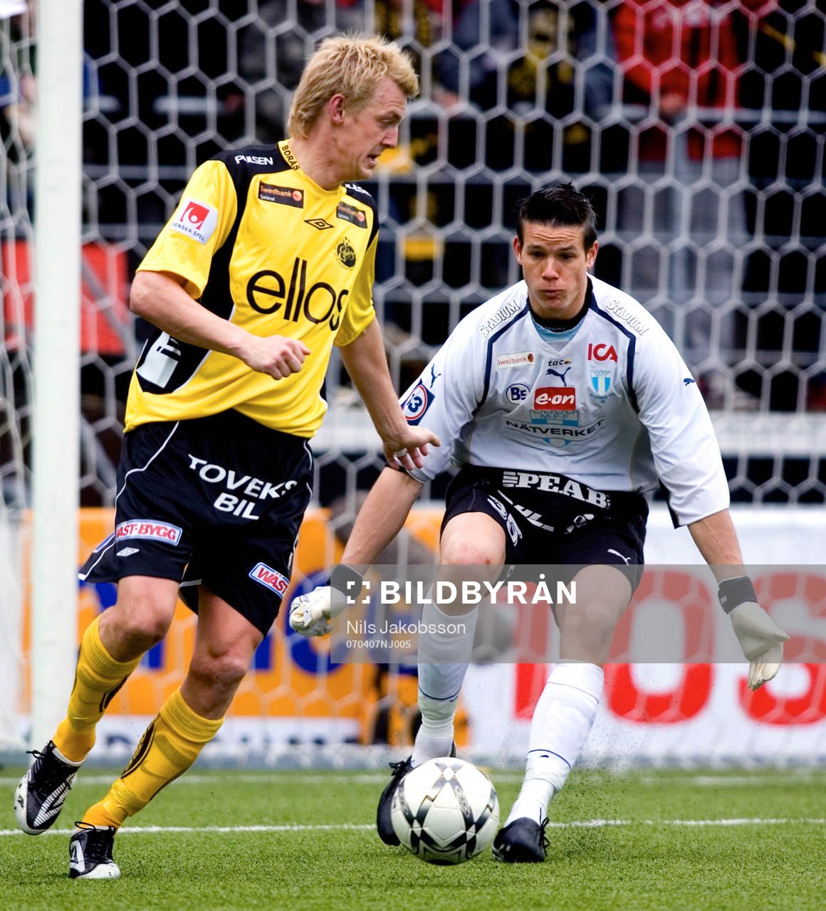 Mathias Svensson, Elfsborg, Jonas Sandqvist, målvakt,