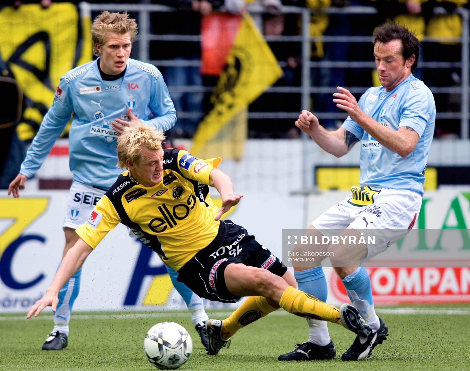 Mathias Svensson, Elfsborg och Joakim Nilsson och Jon Inge