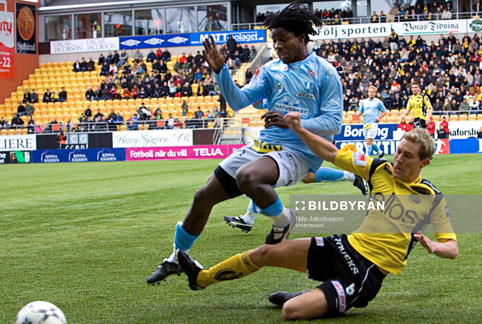 Daniel Alexandersso, Elfsborg och  Jimmy Dixon, Malmö