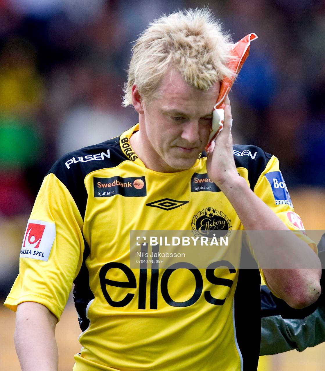Mathias Svensson, Elfsborg, kyler ner sig, kylpåse, kyla,
