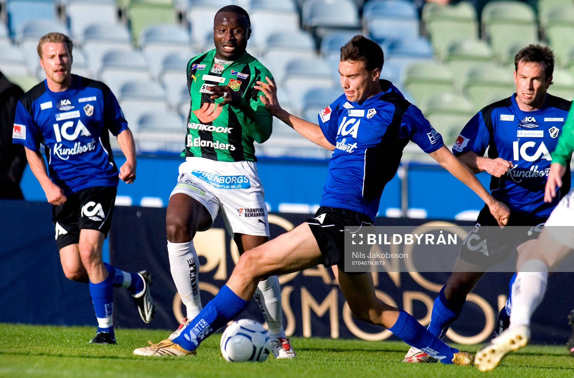 Ipke Ekong, GAIS, Tim Sparv. Halmstad