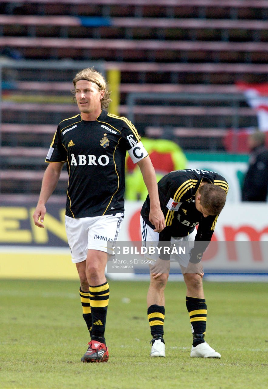 Daniel Tjernström, AIK lämnar besviken arenenan