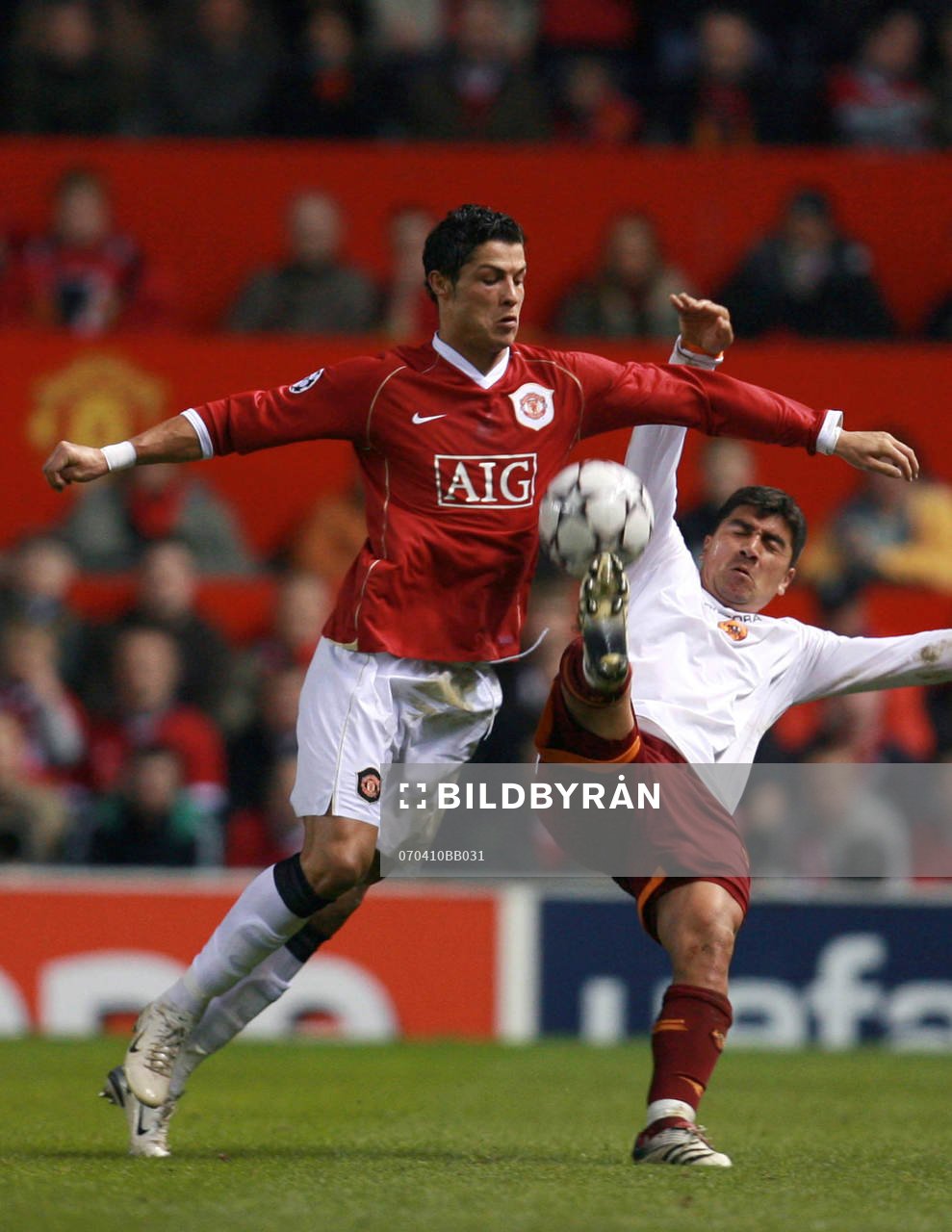 Cristiano Ronaldo, Manchester United och David Pizzarro,