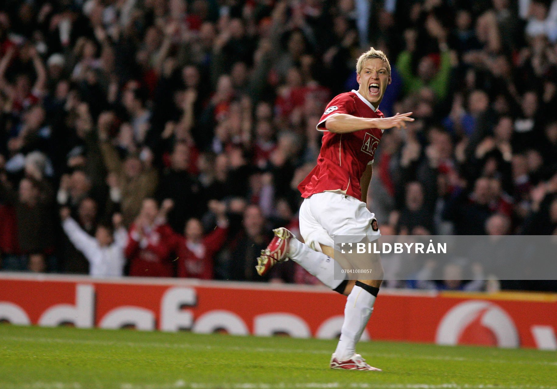  Alan Smith, Manchester United, jubel, glädje