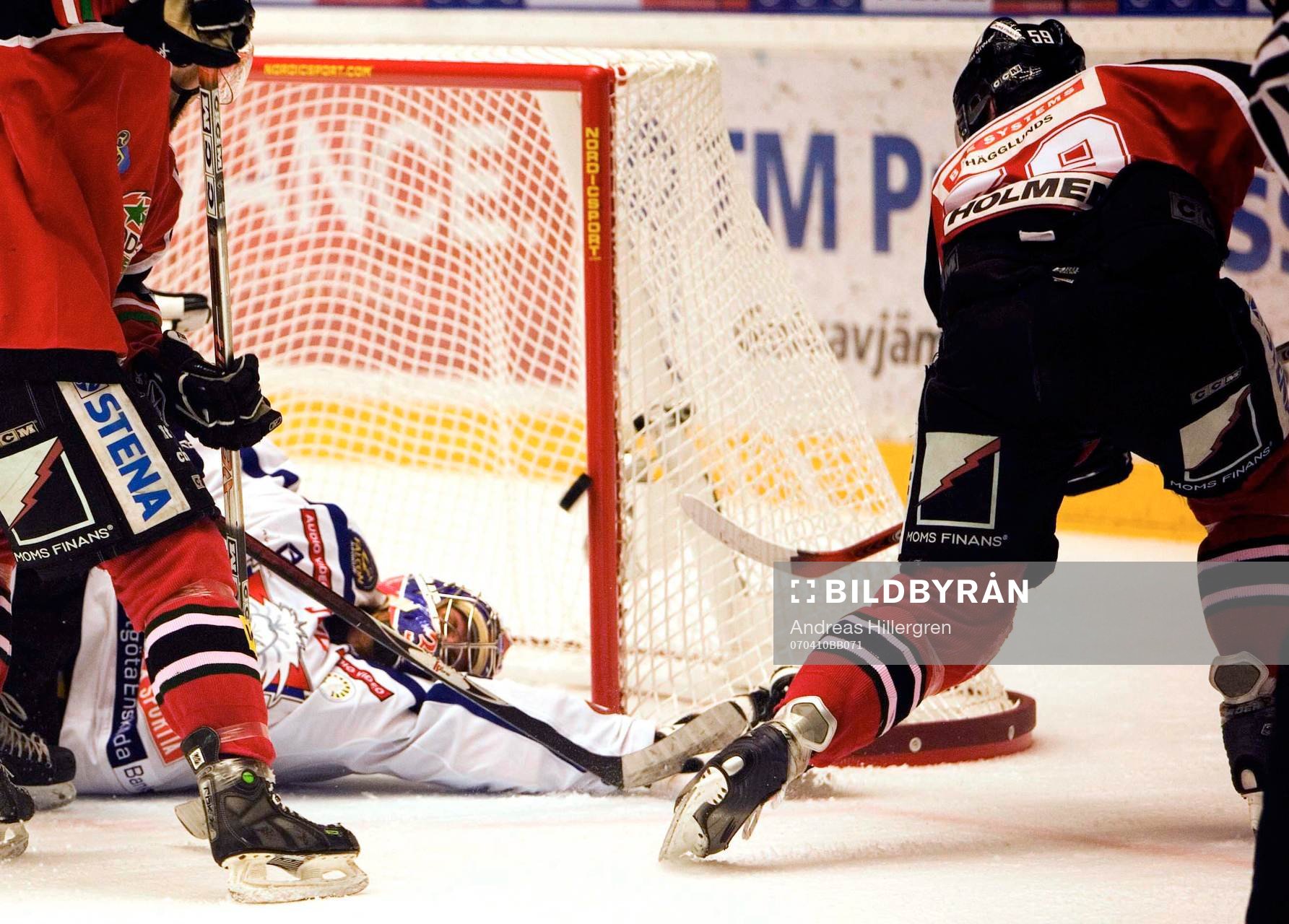 Robert Döme och Stana Rastislav, målvakt