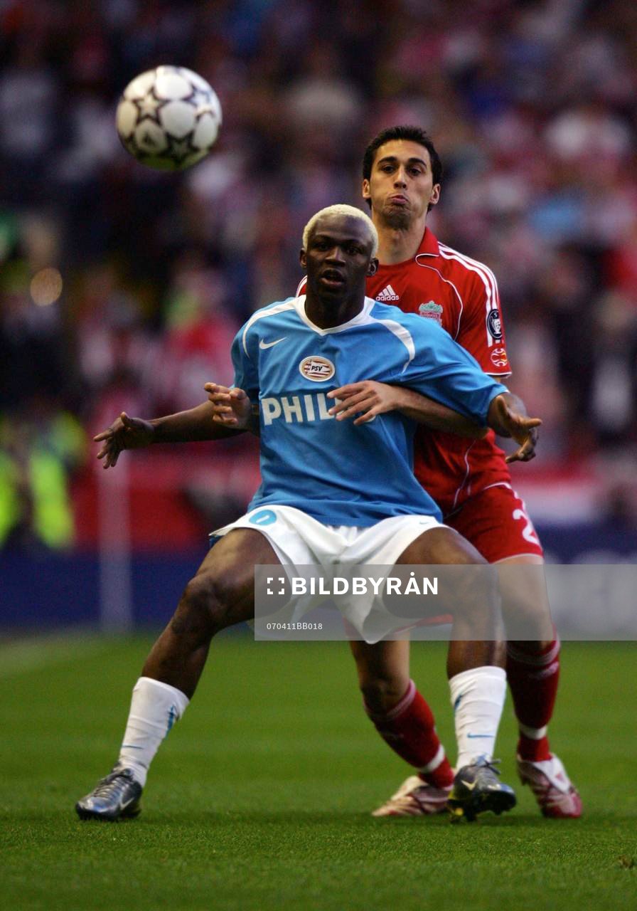Arouna Kone, Eindhoven och Alvaro Arbeloa, Liverpool