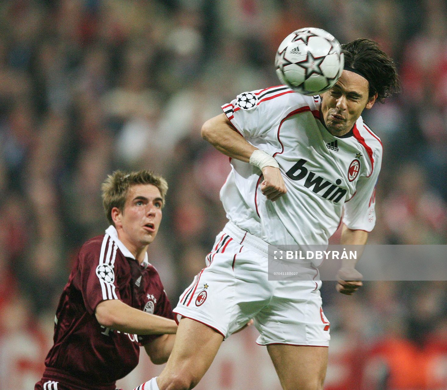 Philipp Lahm, München och Filippo Inzaghi, Milan