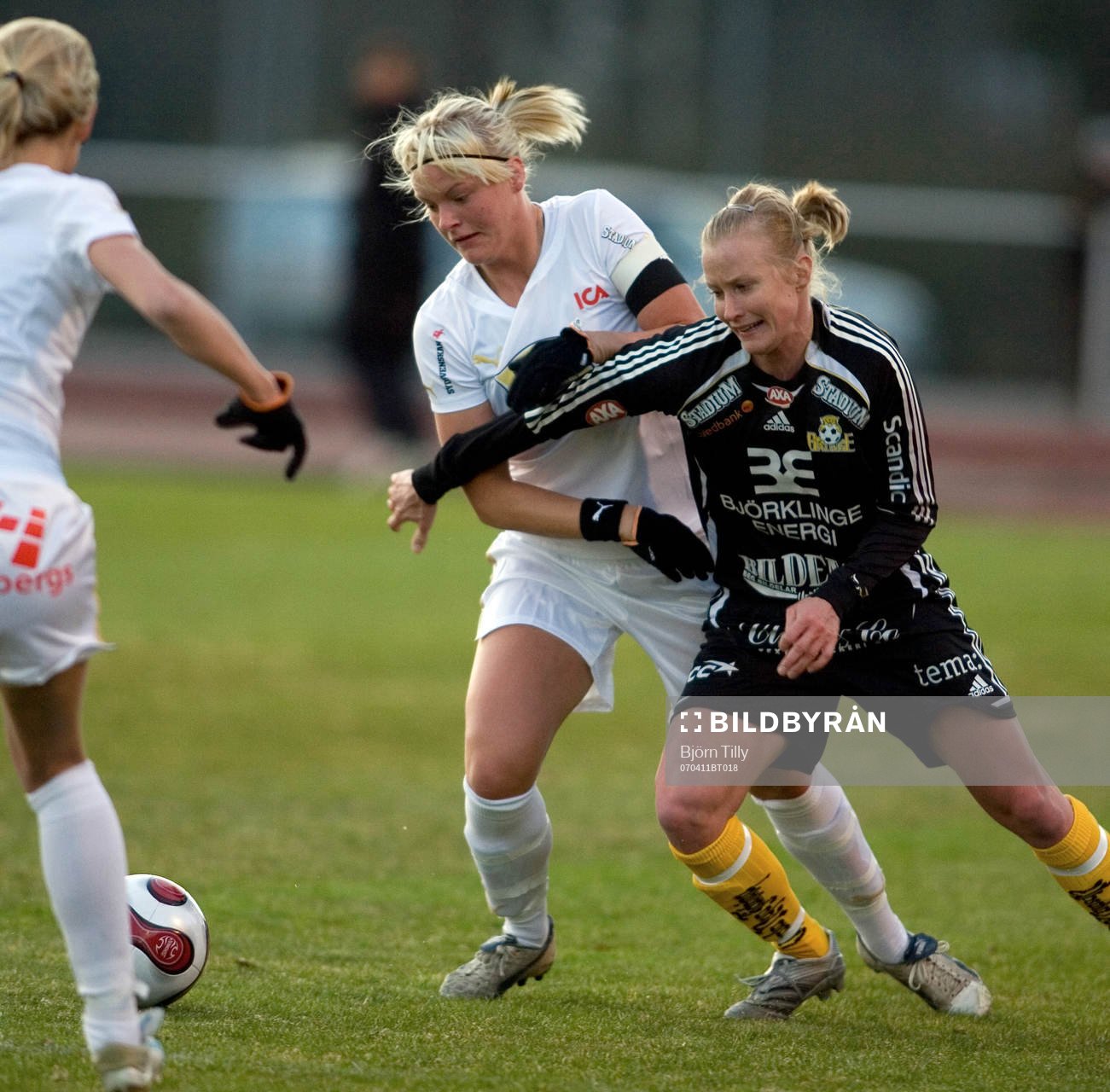 Nilla Fischer, Malmö och Sanna Åhman, Bälinge