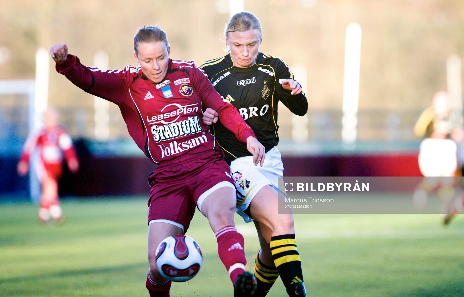 Dorte Dalum Jensen, Djurgården och Sofia Simonsson, AIK
