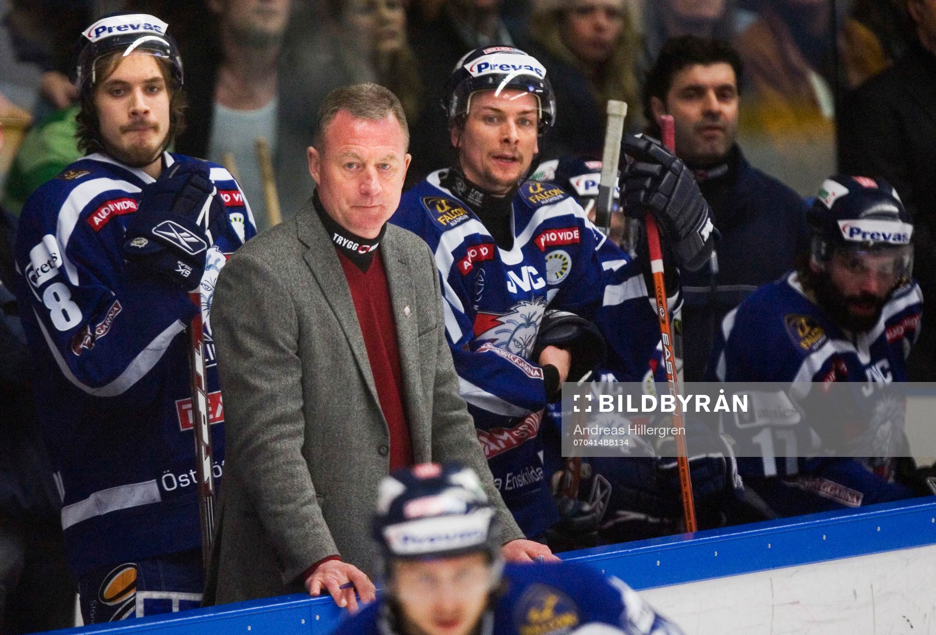 Magnus Johansson och tränare Jan Karlsson