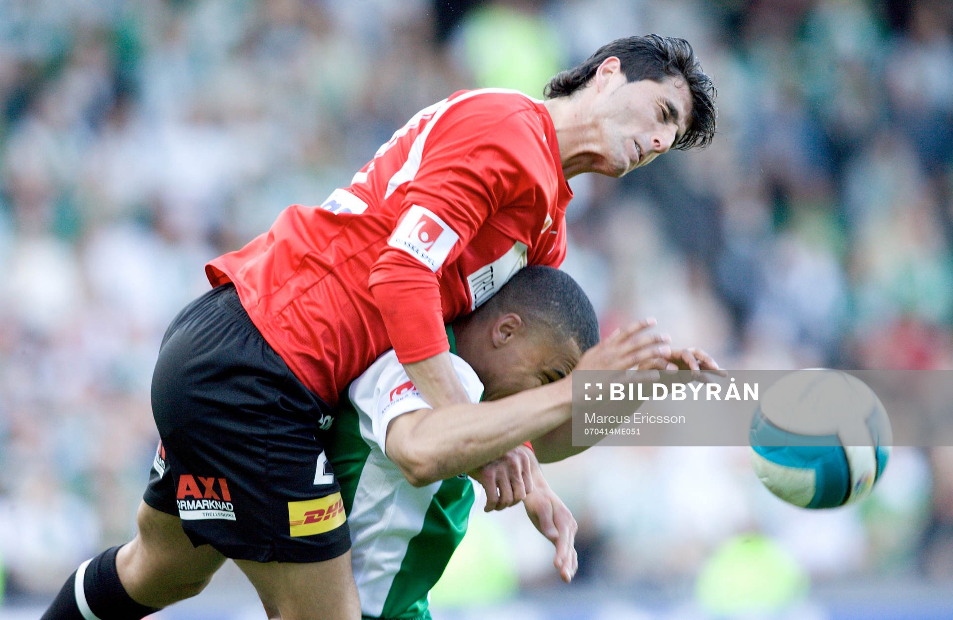 Yousef Fahkro, Trelleborg i nickduell med Charlie Davies,