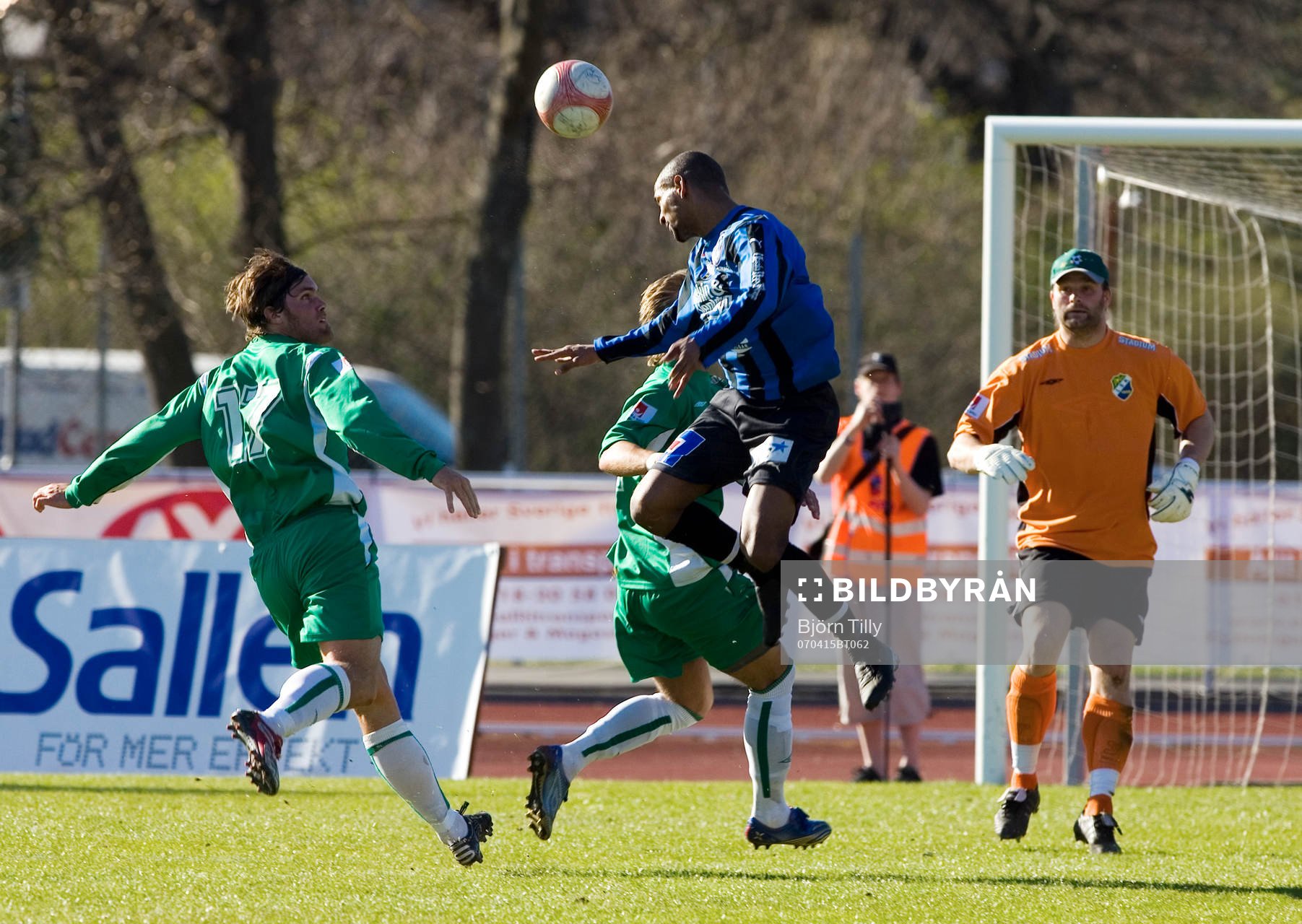 Antou Jallow, Sirius nickar in 1-0