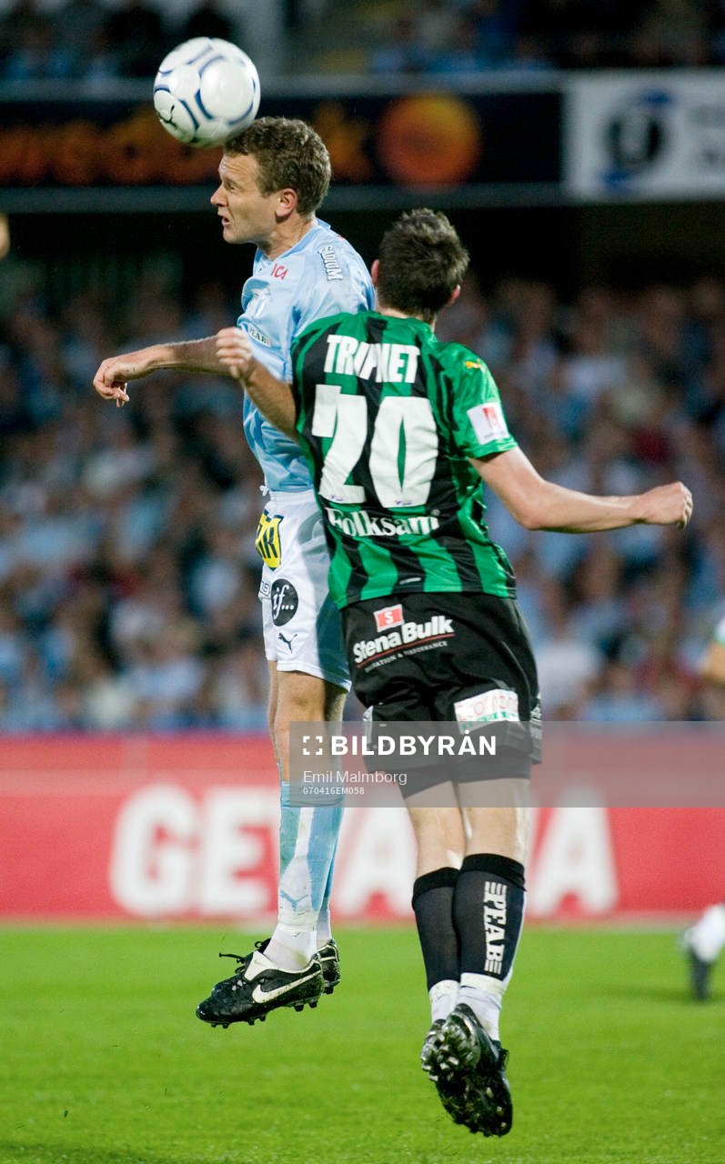 Jonatan Johansson, Malmö och Kenneth Gustafsson, gais