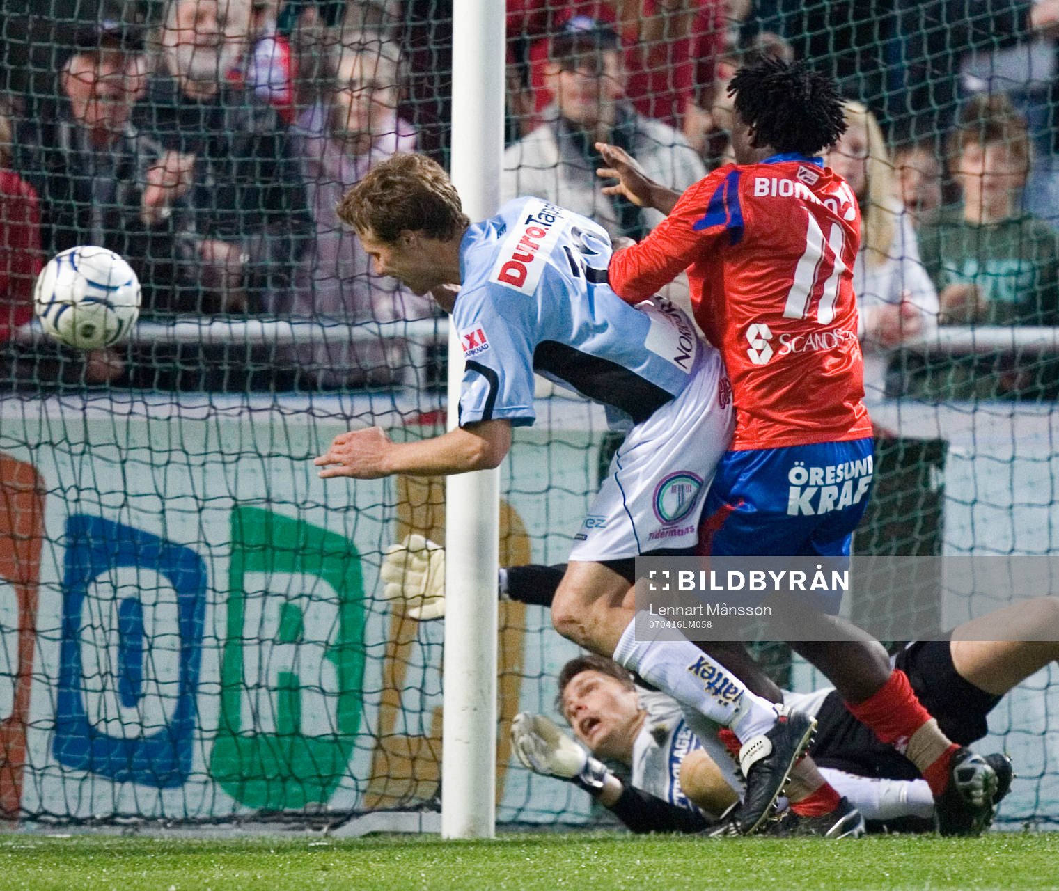 2-1, självmål Daniel Bernhardsson, Razak Omotoyossi