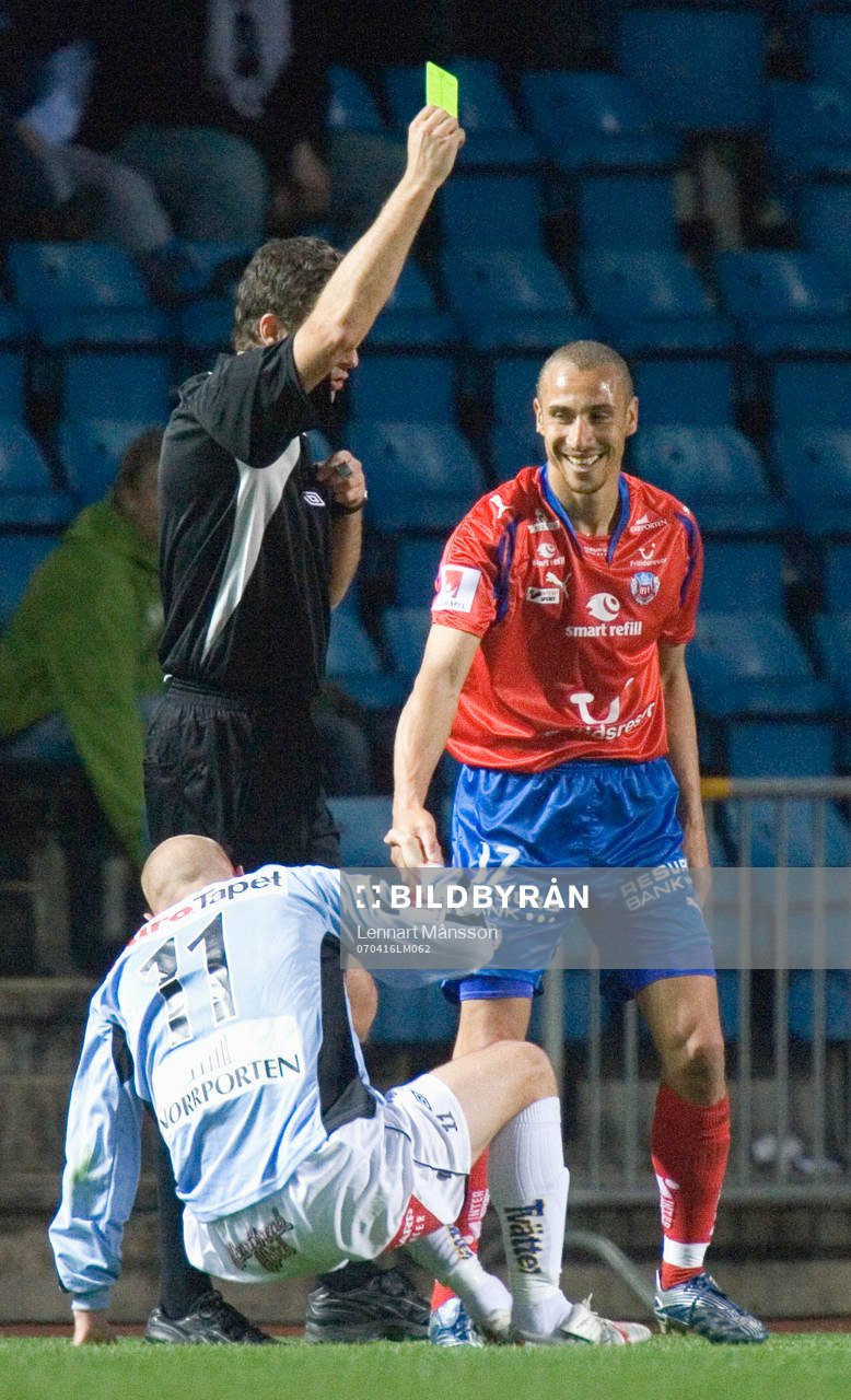 Henrik Larsson varnad