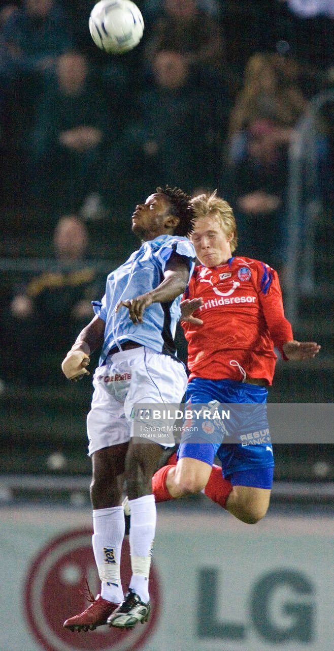 Unge Andreas Landgren vinner nickduell mot Yannick Bapupa