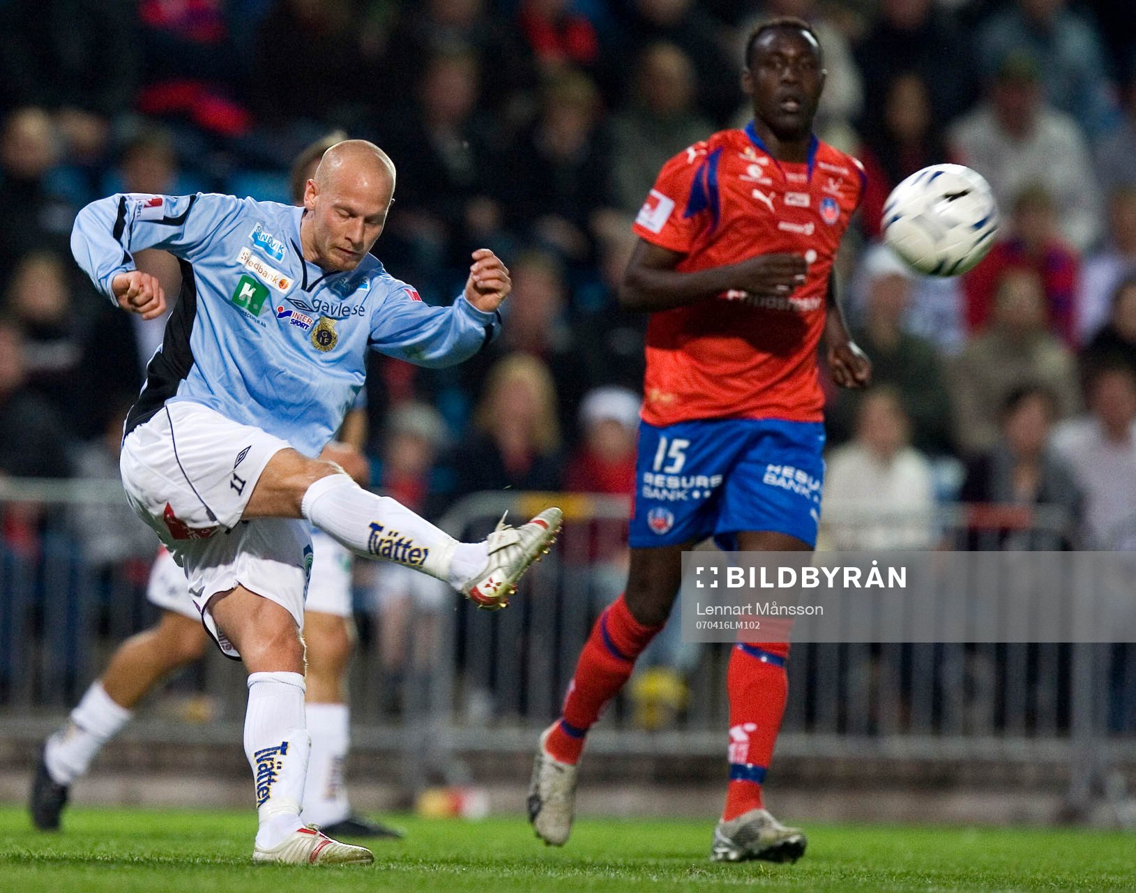 Johan Claesson, Gefle, skott. I bakgrunden, Oliver