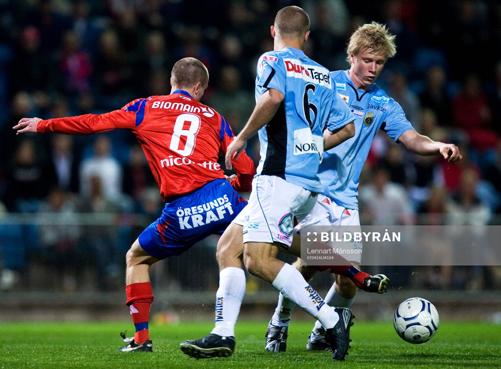 Fredrik Svanbäck, Helsingborg försökar trockla sig