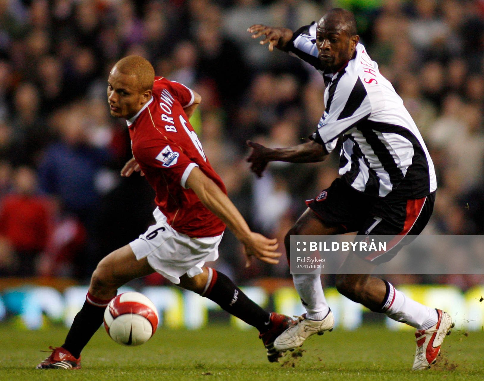 Fotboll, Premier League (Engelsk Liga), Manchester United v