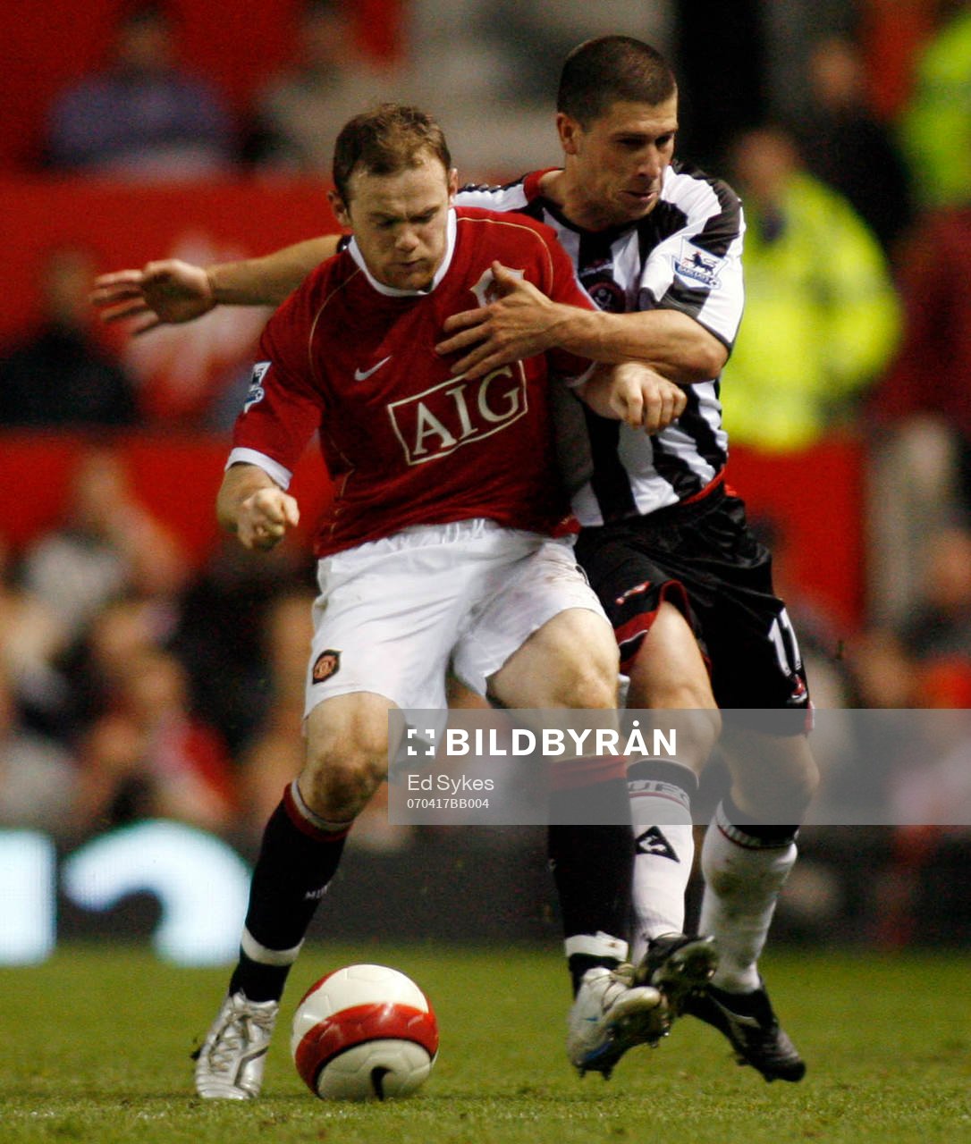 Fotboll, Premier League (Engelsk Liga), Manchester United v