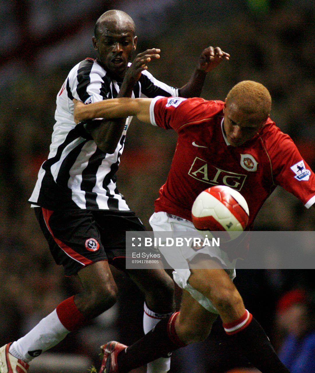 Fotboll, Premier League (Engelsk Liga), Manchester United v