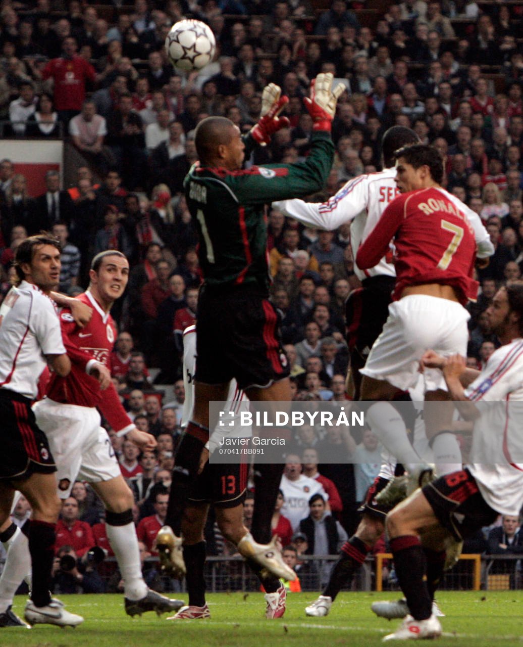 Fotboll, Champions League, Semifinal, Manchester United v