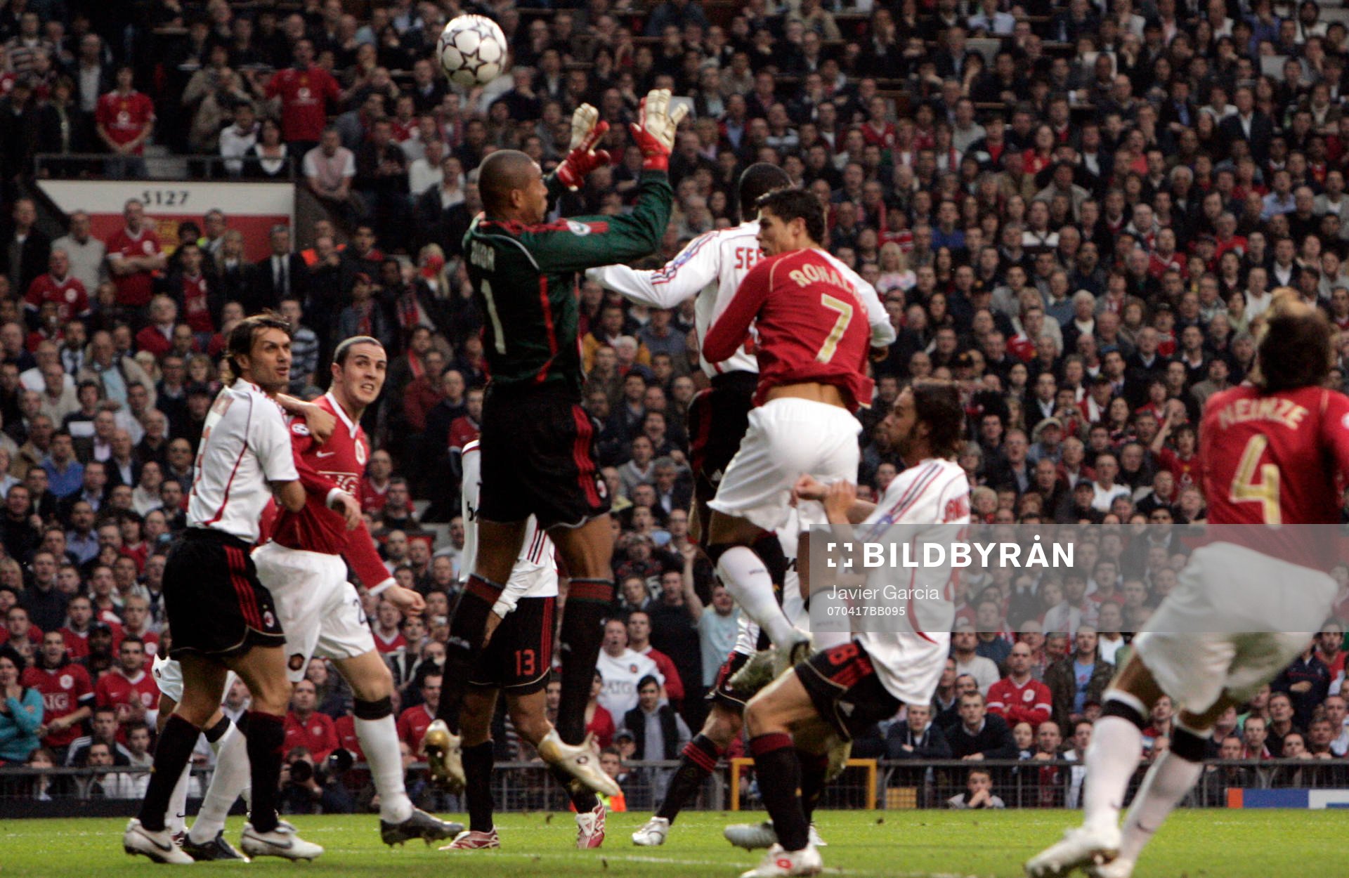 Fotboll, Champions League, Semifinal, Manchester United v