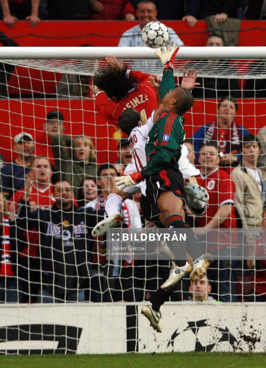 Fotboll, Champions League, Semifinal, Manchester United v