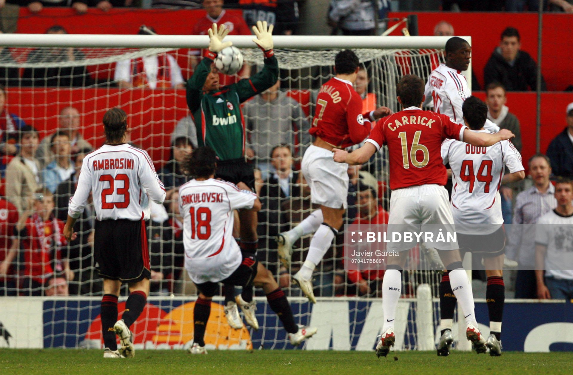 Fotboll, Champions League, Semifinal, Manchester United v