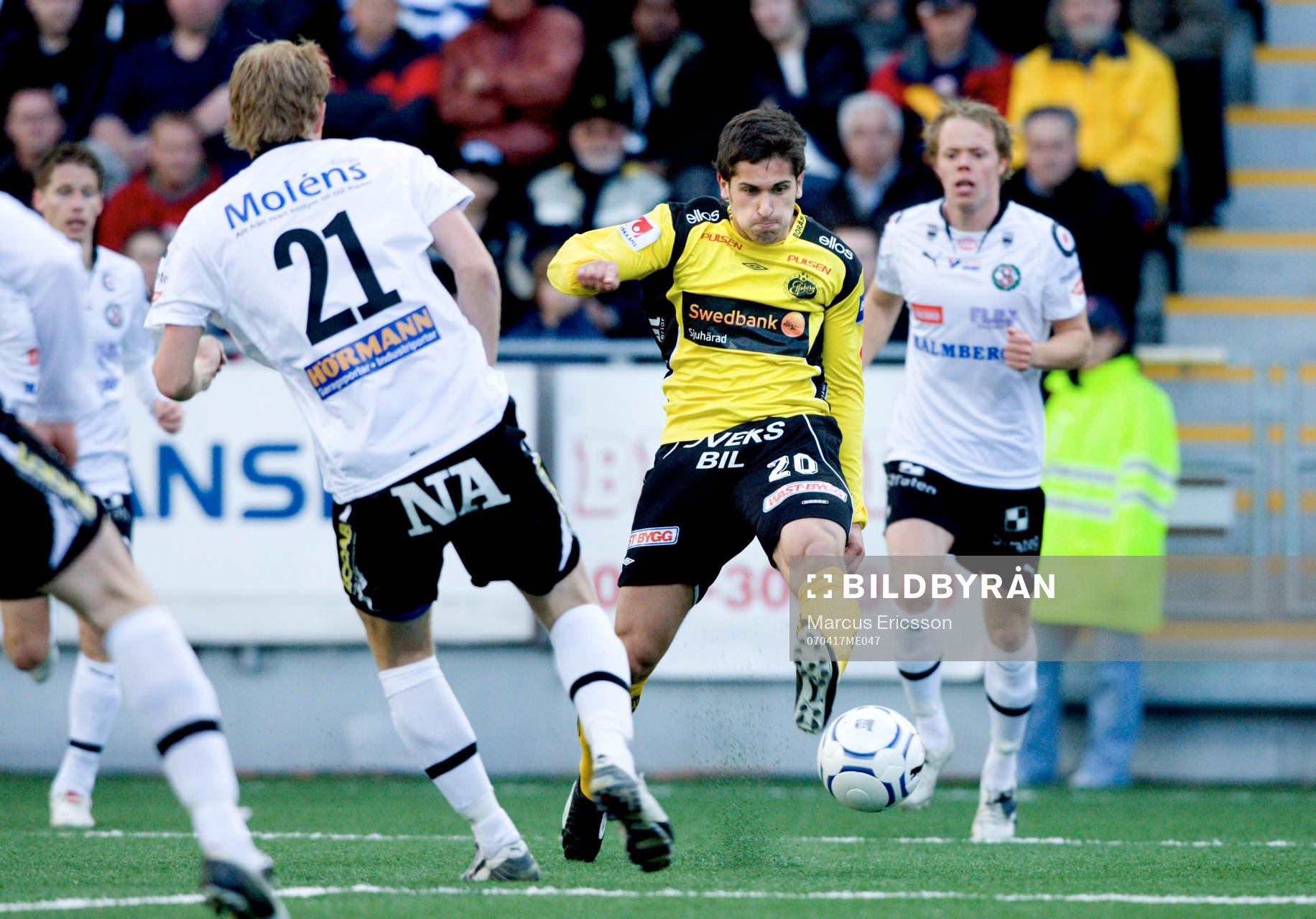 Emir Bajrami, Elsborg skjuter in 0-1 målet