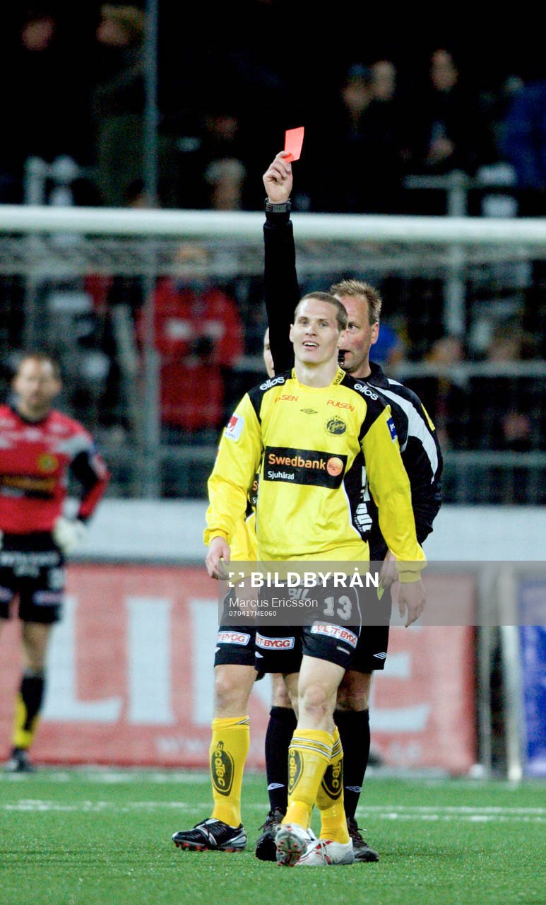 Jon Jönsson, Elfsborg utvisas