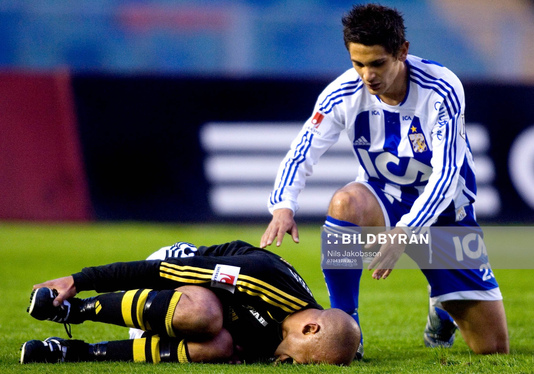Jimmy Tamandi, AIK, skadad, Andres Vasques, Göteborg