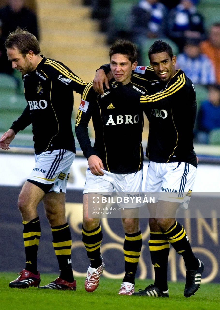 Miran Burgic, Wilton Figueiredo, AIK, jubel