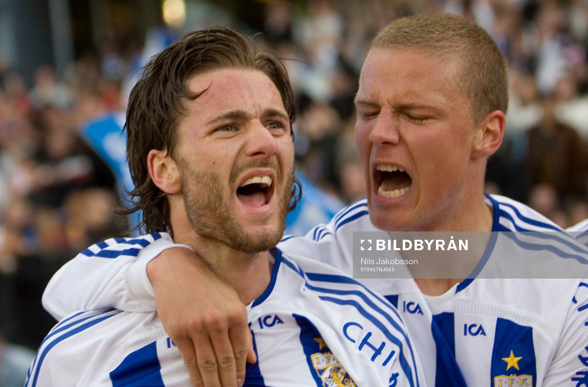   Jonatan Berg, Ragnar Sigurdsson, Göteborg, jubel.