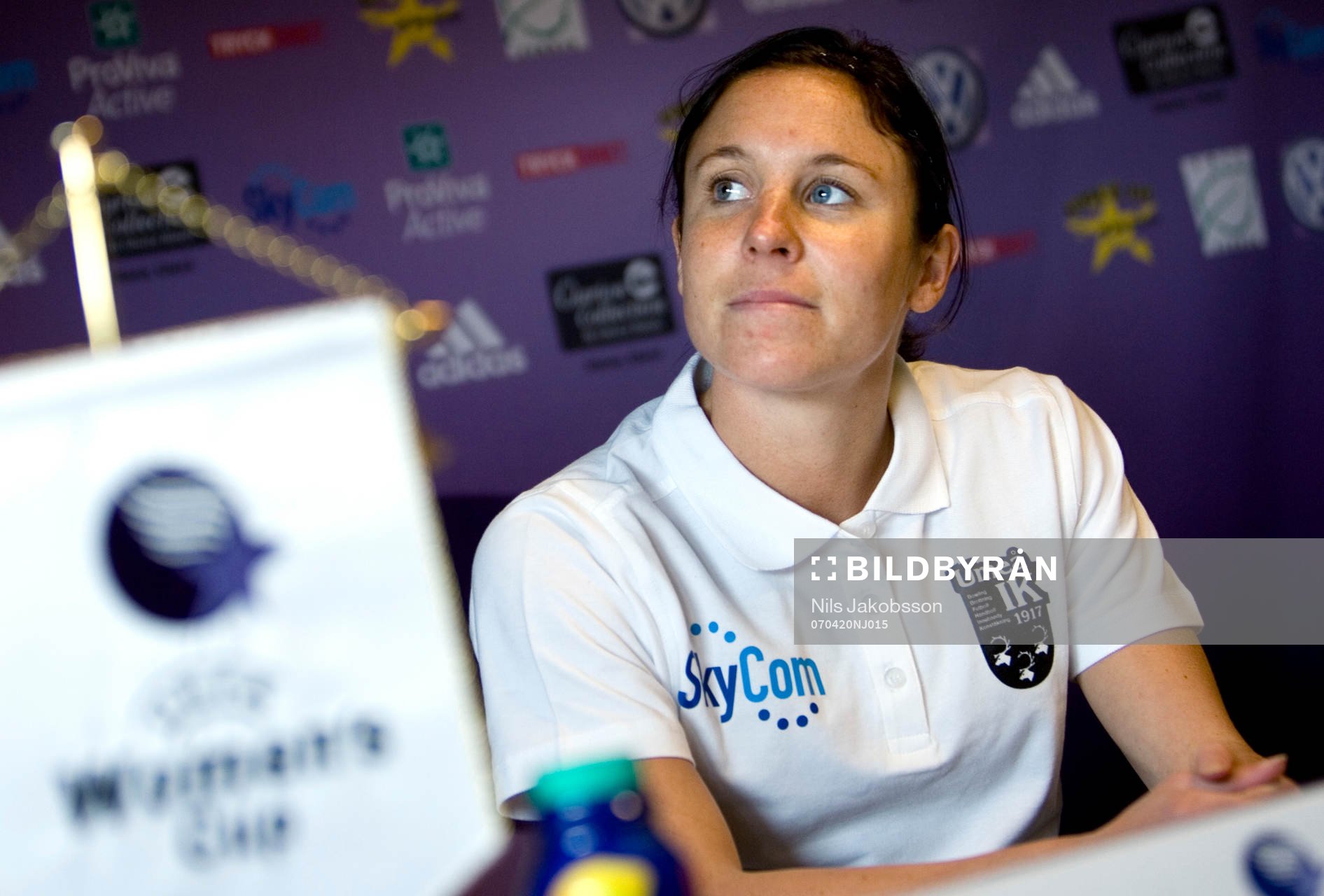 Fotboll, dam, Final UEFA Womens Cup, Presskonferens